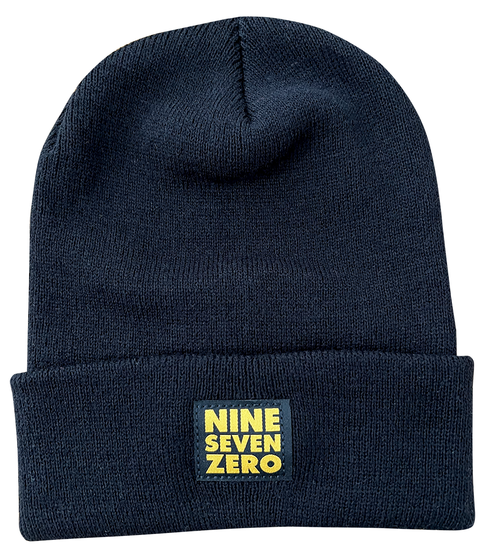 NSZ Solid Cuffed Beanie - Black – ninesevenzero