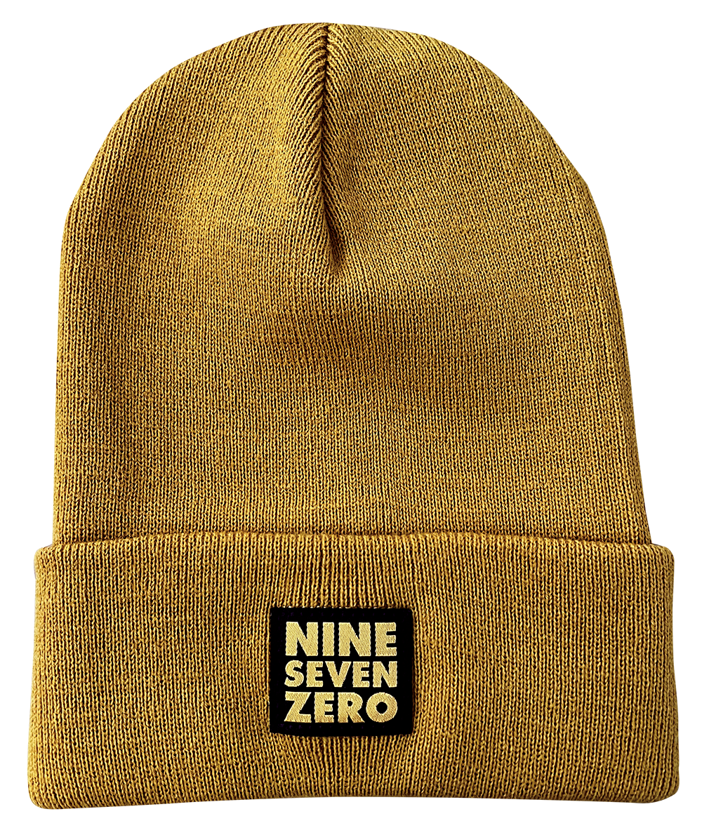 NSZ Solid Cuffed Beanie - Gold – ninesevenzero