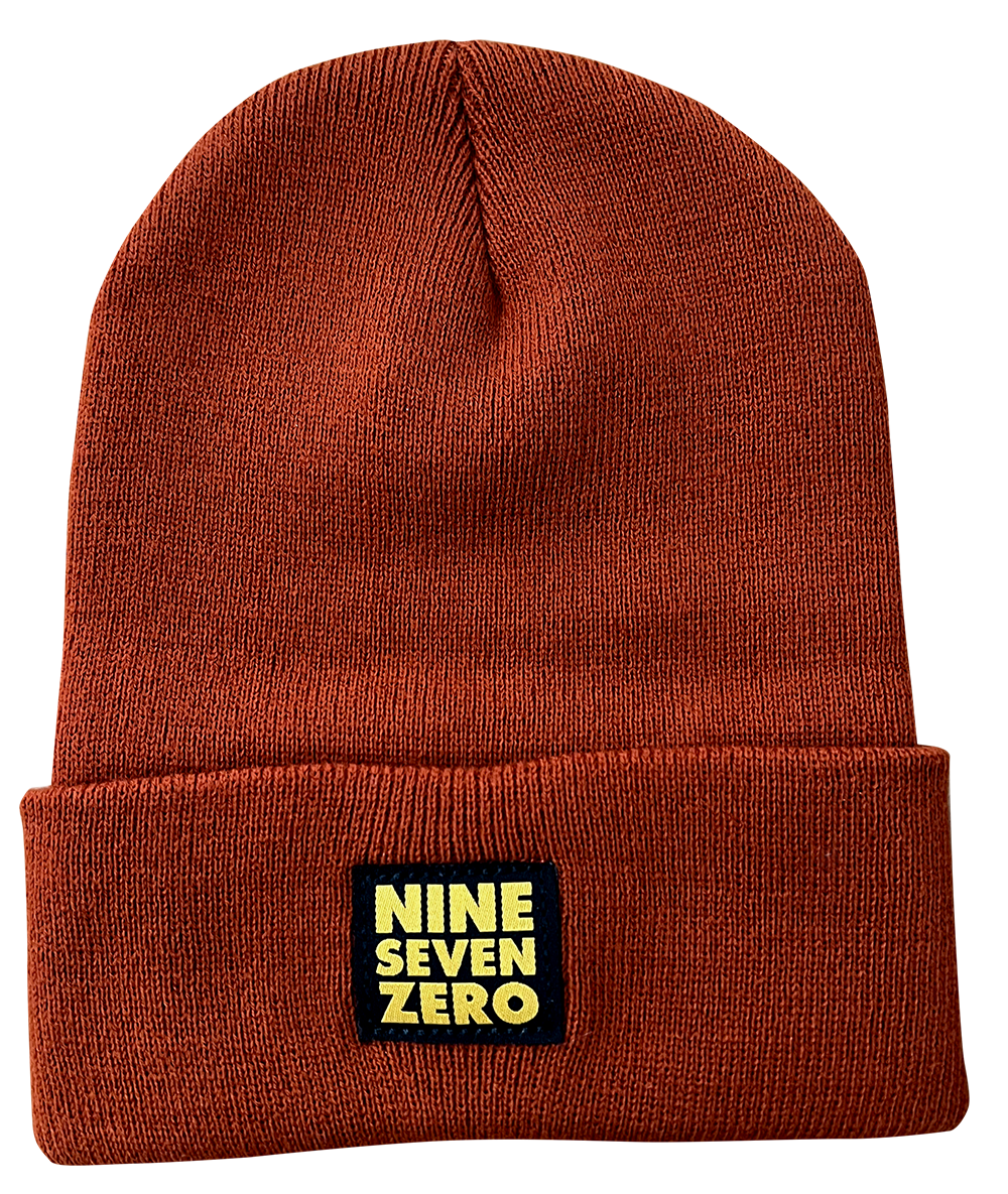 NSZ Solid Cuffed Beanie - Rust – ninesevenzero