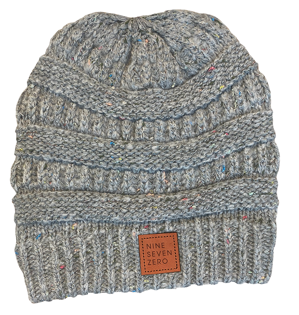 NSZ Style Beanie - Gray – ninesevenzero