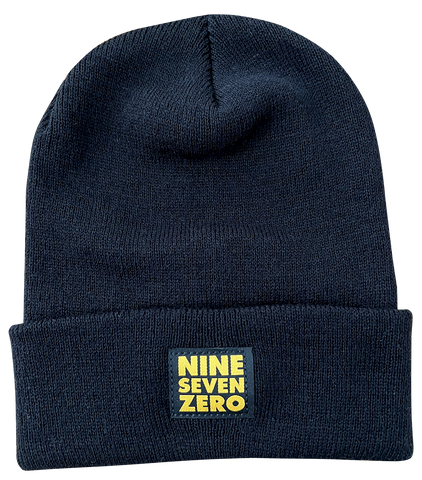 NSZ Solid Cuffed Beanie - Black