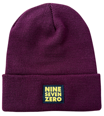 NSZ Solid Cuffed Beanie - Burgundy