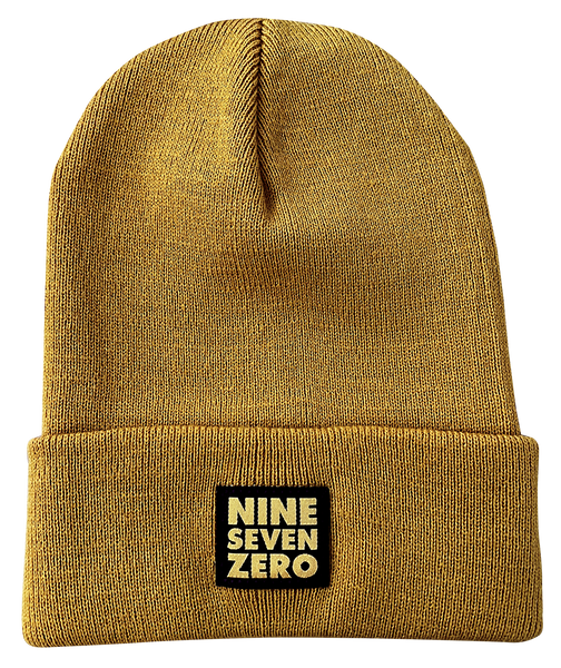 NSZ Solid Cuffed Beanie - Gold – ninesevenzero