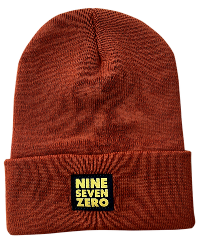 NSZ Solid Cuffed Beanie - Rust