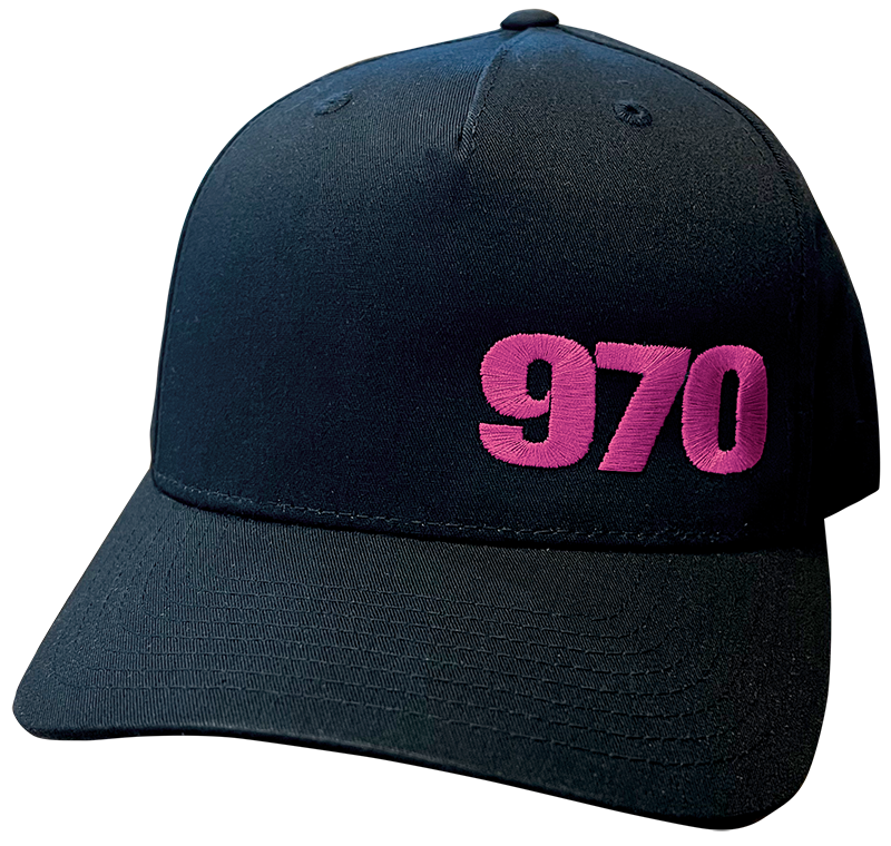 Curved Bill 970 - Black/Pink