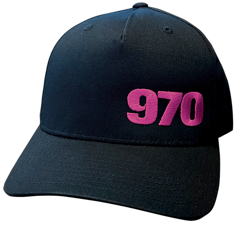 Curved Bill 970 - Black/Pink