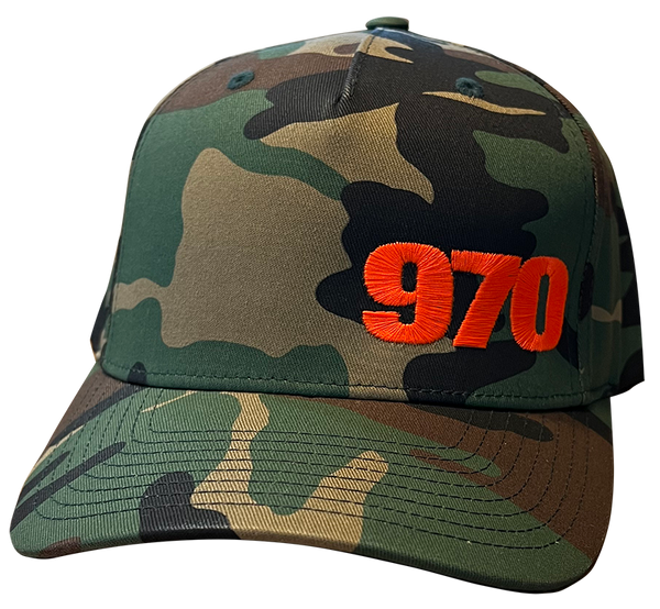 ⭐︎moca⭐︎ Curved Bill 970 - Camo/Orange – ninesevenzero