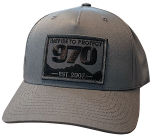 Curved Bill 970 Patch - Gray